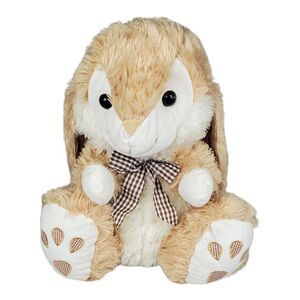 Bunny Rabbit Plush Easter Spring Tan Long Ears Shaggy Large Feet Best Made Toys